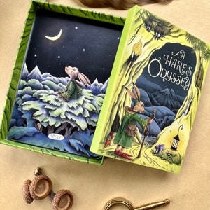 Oracle Cards Deck A Hares Odyssey unusual holiday gift tarot type, nature lover, witchy gift for her, traveller, walker. zdjęcie 3