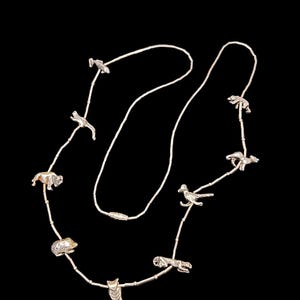 ヴィンテージ フェティッシュネックレス シルバーアクセサリー ズニ族 