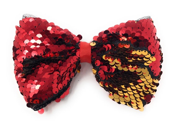 Red sequin hair accessories discount