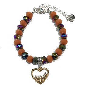 Heart Charm Bracelet, Love Bracelet , Gold Plated Bracelet, Heart Bracelet, Adjustable Bracelet, Teen Girls Gifts, Birthday Gifts, Teen Gift