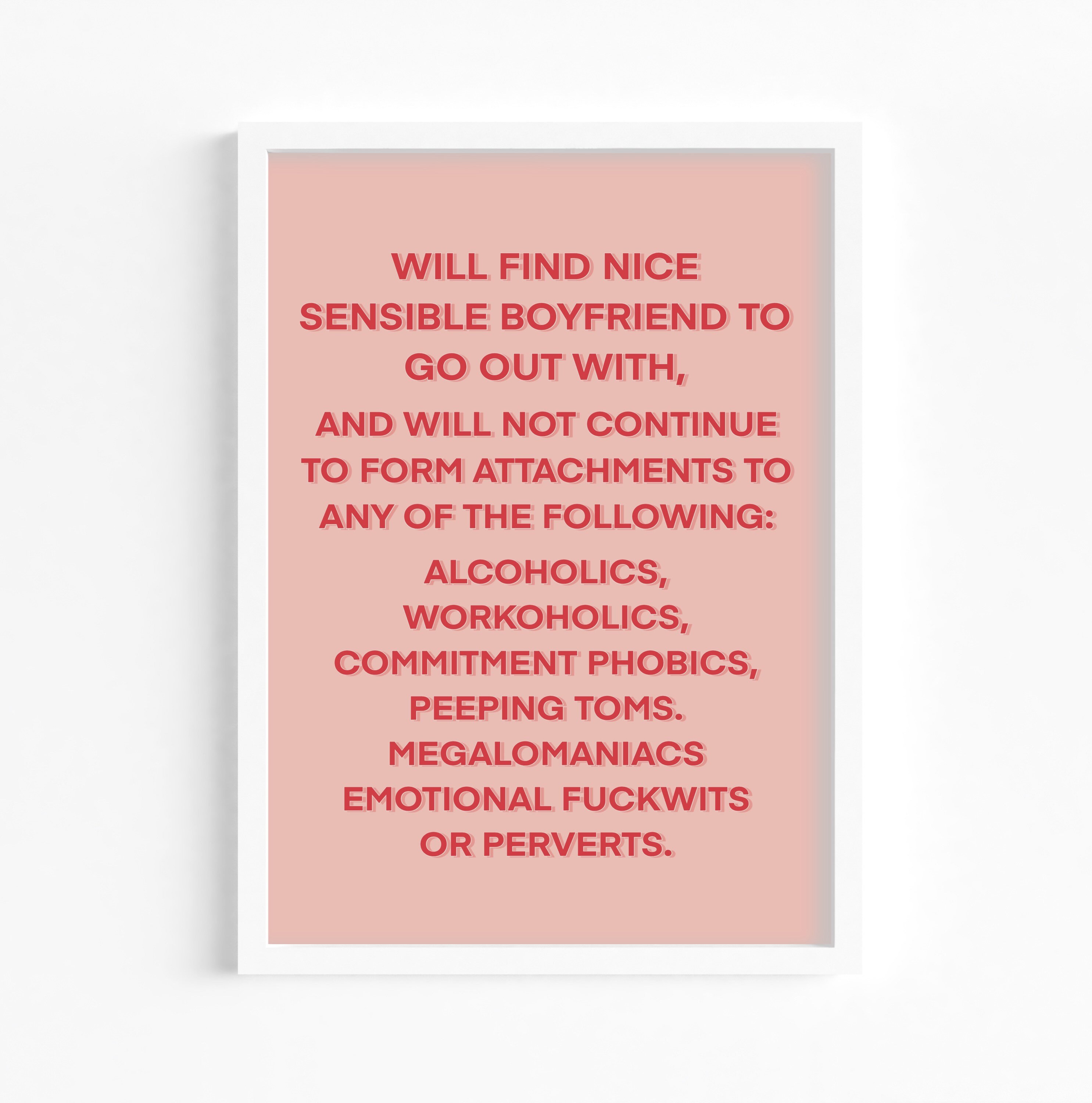 Poster Sur Toile Bridget Jones - Décoration Murale 30x45 Cm - Sans Cadre - Pour Salon, Chambre