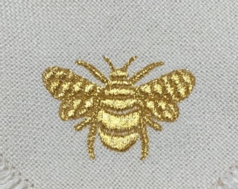 FILE DA RICAMO set di 4 insetti/libellula, ape, farfalla, scarabeo.