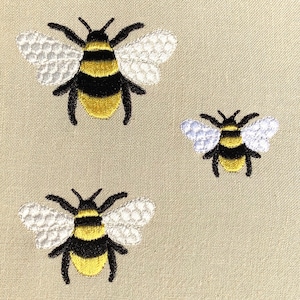 MINI Stickdatei STRIPY BEE 3 Größen 4x 4hoop sofort download