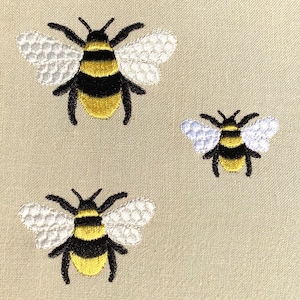 Embroidery Stickers Bee Ladybug Mushroom Pattern Diy - Temu