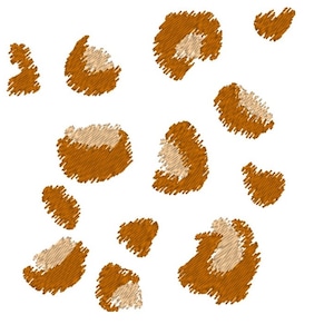EMBROIDERY FILE ANIMAL print  1size  4 x 4 hoop Instant download