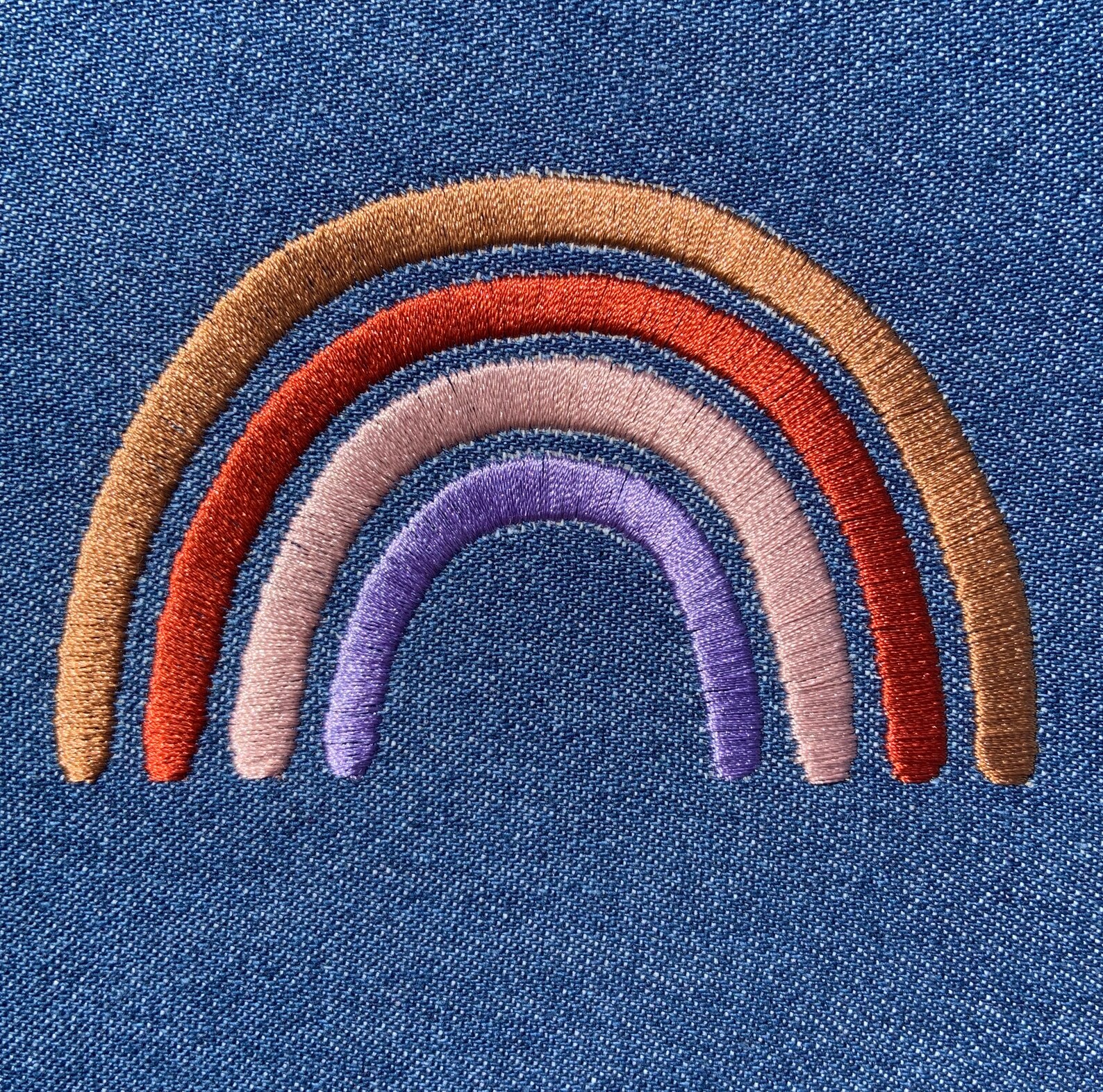 Boho Rainbow Machine Embroidery 4 X 4 Hoop 5 Sizes Instant Download ...