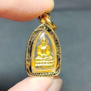 Minihanger, Thaise amulethanger, donderdag, Boeddhabeelden voor elke geboortedag, cadeauhanger, geluk, beschermen, rijkdom, gratis verzending