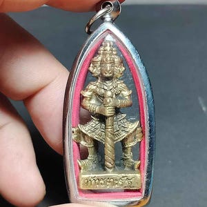 タイのお守りペンダント、カトゥマハラジカ、主ヴェッサヴァナ、主ヴィルルハカ、主ヴィルパクサ、主ダタラット、幸運、富、成功、送料無料