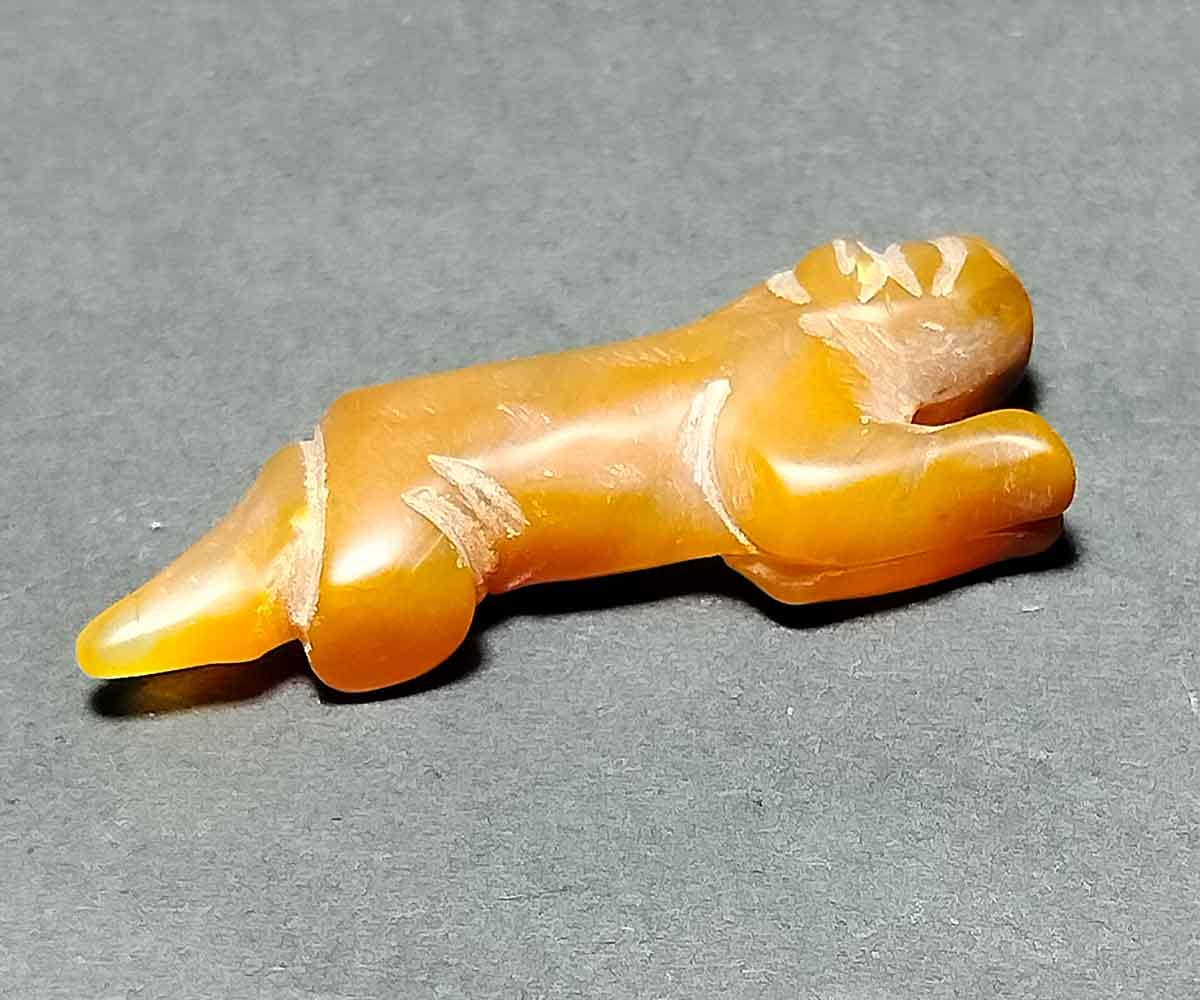 J5【used】パキスタン ラクダー 本掘り 華台 植物 工芸品 Collectible, Pyu Culture Style, Burmese, Miniature