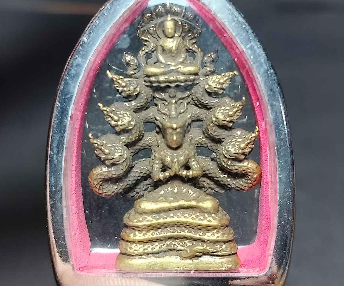 タイのお守り　Phra Thung Setthi　仏陀 タイ仏陀のお守りペンダント、プラナーガプロク、幸運のお守り - Etsy 日本
