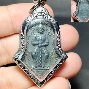 タイのお守りペンダント、ナンタキアン寺院、タオウェスワン、仏陀のお守り、守護、幸運、PD250612、アンティークのお守り、送料無料