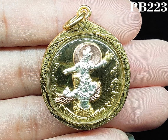 1 Pcs. Thai Amulet Pha Narai Ride Garuda Powerful Success - Etsy