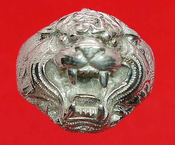 1 Pcs. Thai Amulet Bronze Ring, Vintage Yuntra, Muayt… - Gem