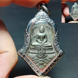 タイのお守りペンダント、美しい、チュラマニー、タオ ウェスワン、ブッダ ソトーン、保護、幸運、PD250326、お守りアンティーク、送料無料