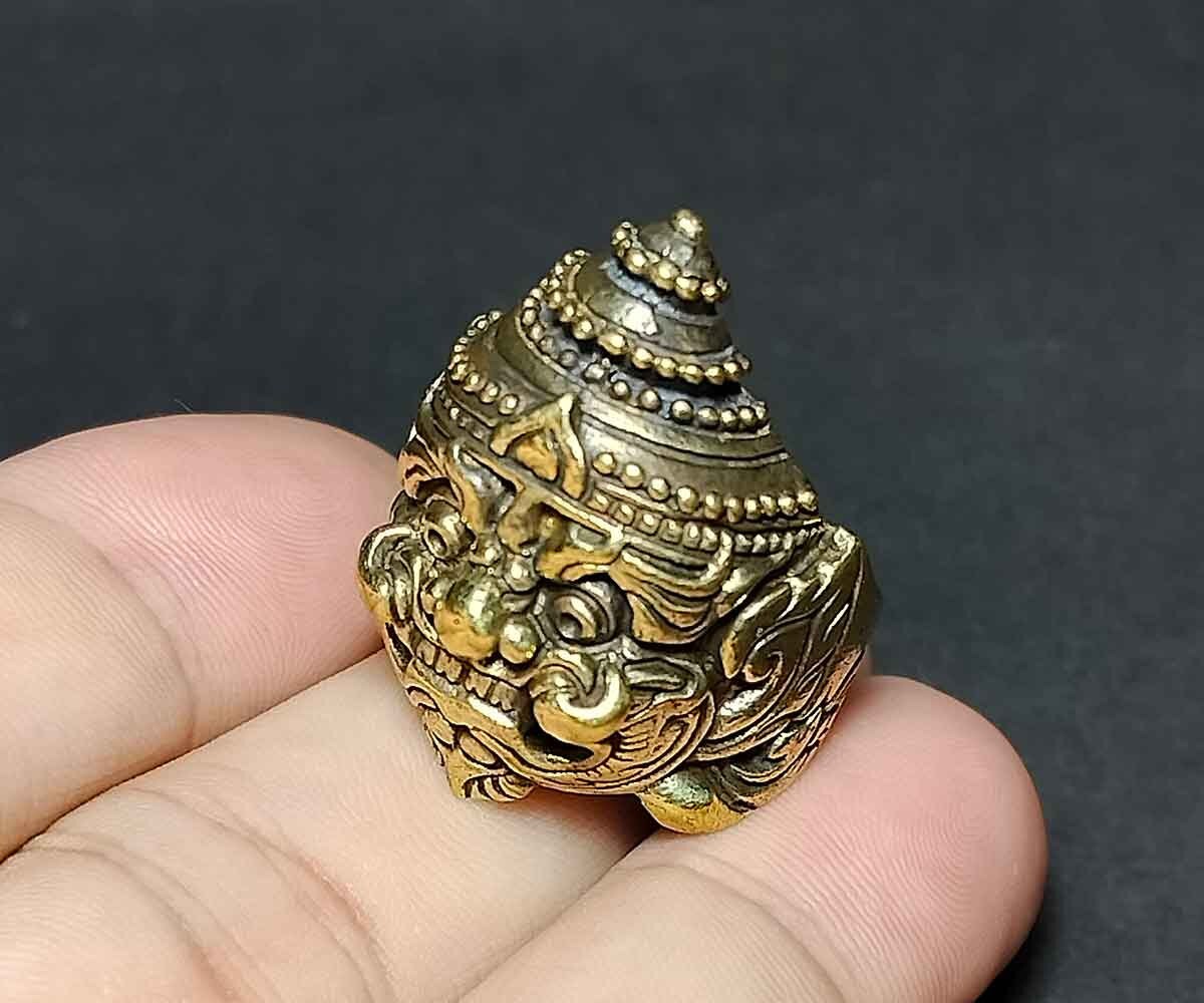 Thai Amulet Ring, Beautiful, Thao Wessuwan, Giant Demons