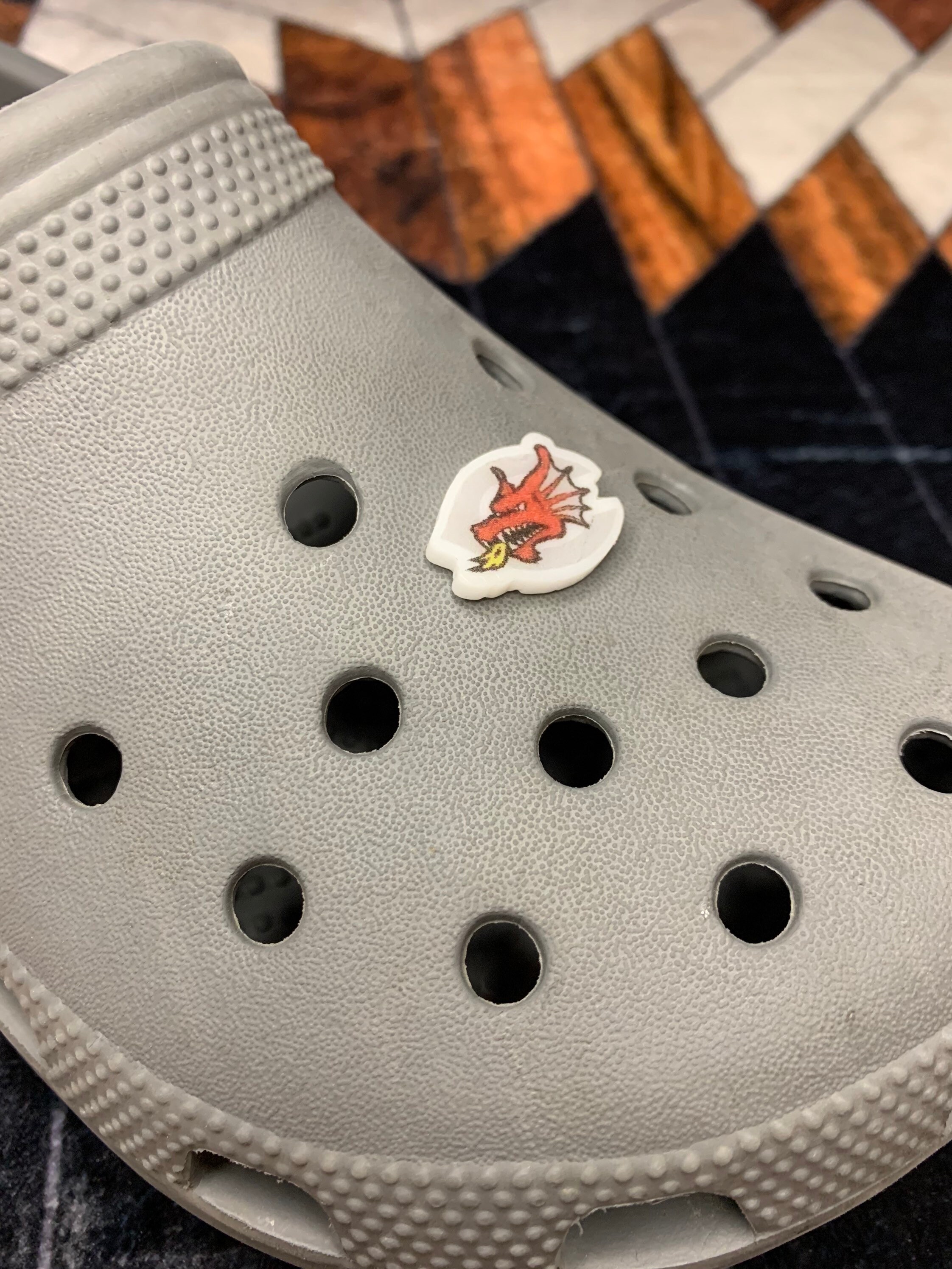 Central Dragons Croc Charm Jibbitz in Acrylic Etsy