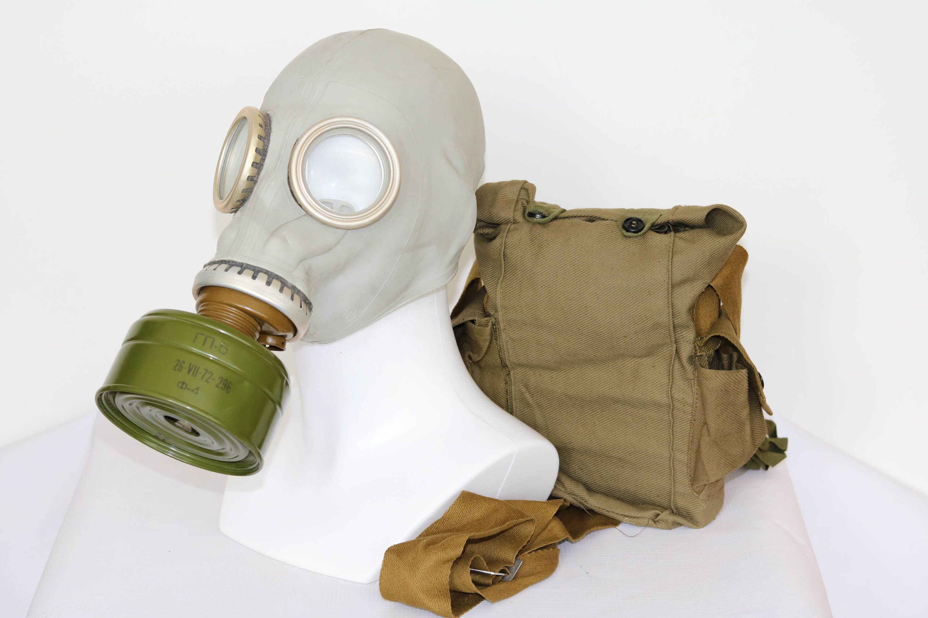 Gas Mask GP5 gray with filter and bag Vintage all sizes cool Etsy