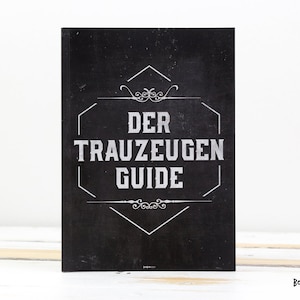 Aufgaben Trauzeuge, der Trauzeugen Guide, Heft, Rede Hochzeit Trauzeuge, Trauzeugen Fragen Geschenk, Was macht ein Trauzeuge