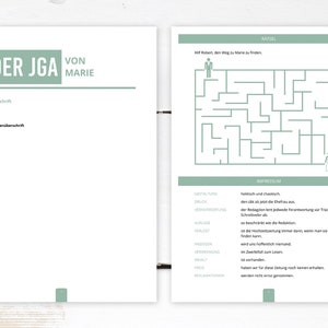 Vorlage Hochzeitszeitung, selber gestalten, Tipps und Ideen, 9 Muster zum herunterladen und ausdrucken, selber machen, deutsch Bild 3