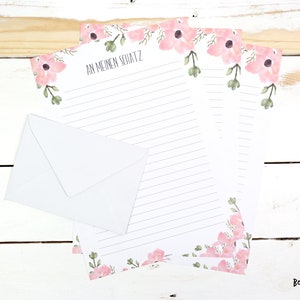 Briefpapier *Liebesbrief an meinen Schatz*, Rede Braut, Rede Bräutigam, Hochzeit, romantischer Liebesbrief, Hochzeitsmorgen
