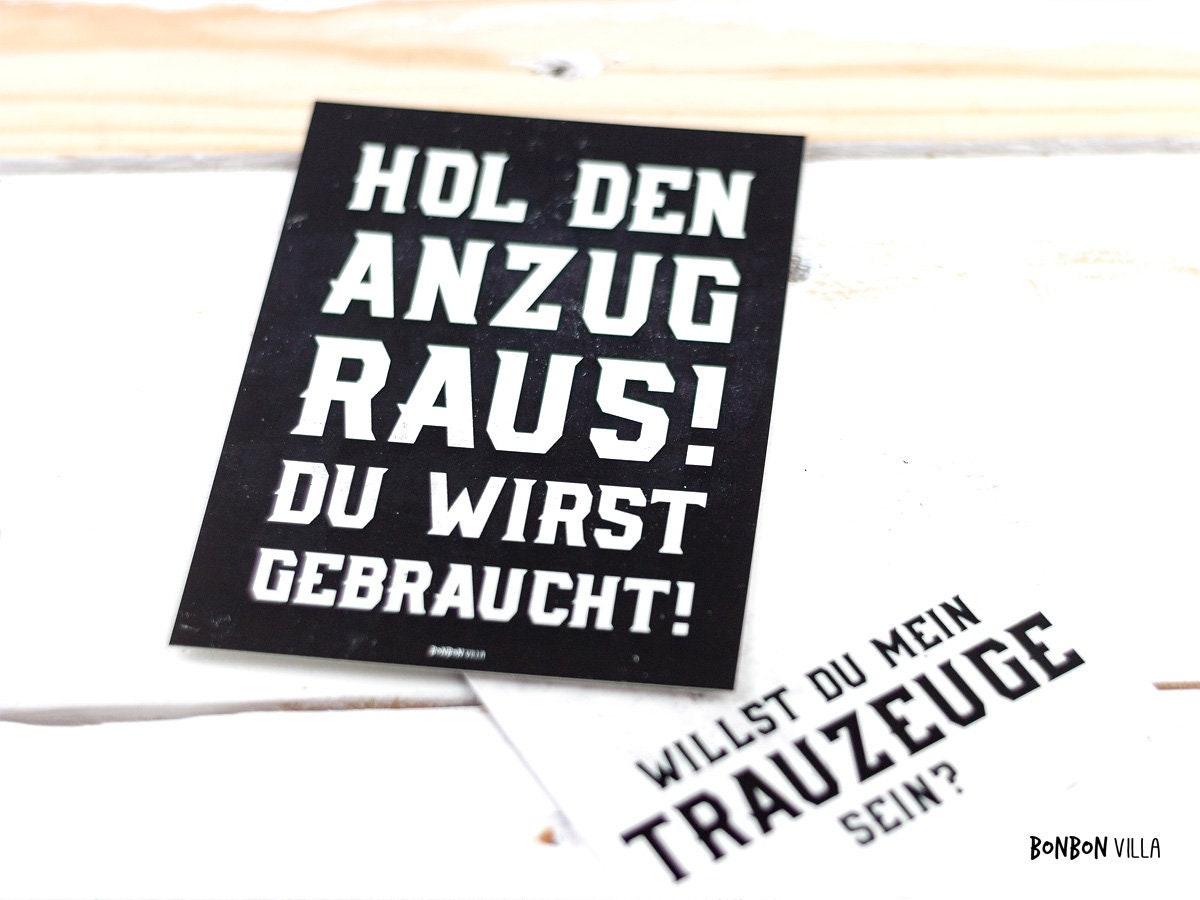 Trauzeugen fragen Postkarte Willst du mein Trauzeuge sein Etsy