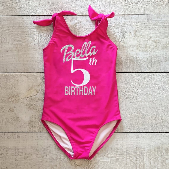 Girls Personalized Swimsuit, Personalized Baby Swimsuit