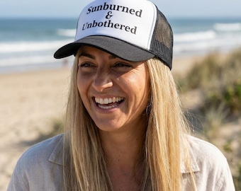 Gorra de camionero quemada por el sol y sin molestias