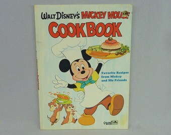 Disney Cookbook Etsy