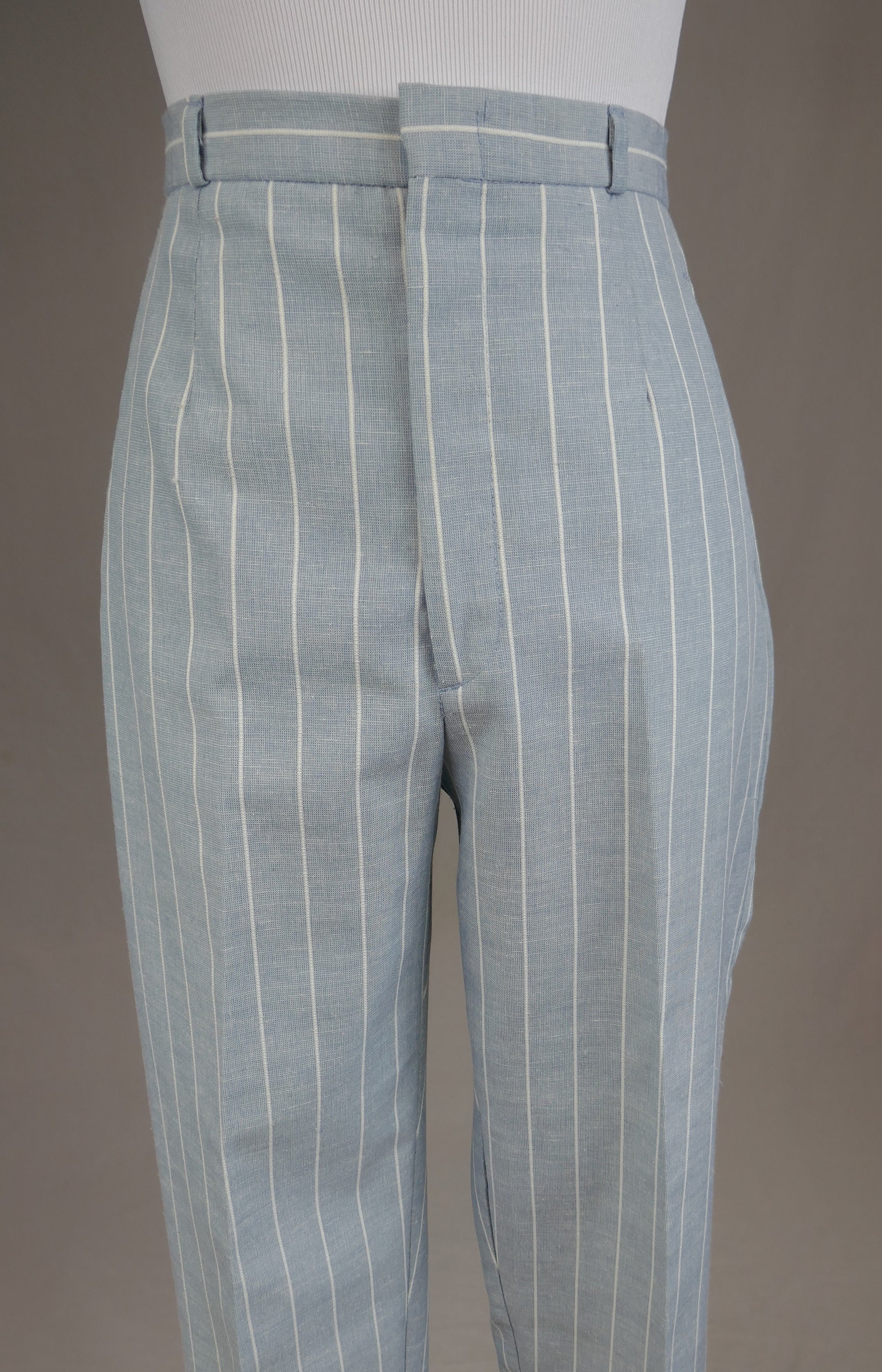 パンツ 1980s 2tac stripe slacks vintage Vintage 1980s two-tone stripe slacks