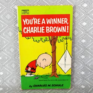 You're a Winner, Charlie Brown! (1960) by Charles Schulz - Peanuts, Snoopy - Vintage Newspaper Cartoon Comic Strip Book
