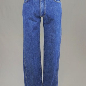 90s Lee Jeans 27 waist Men's Blue Denim Pants Vintage 1990s 29.5 inseam length image 2