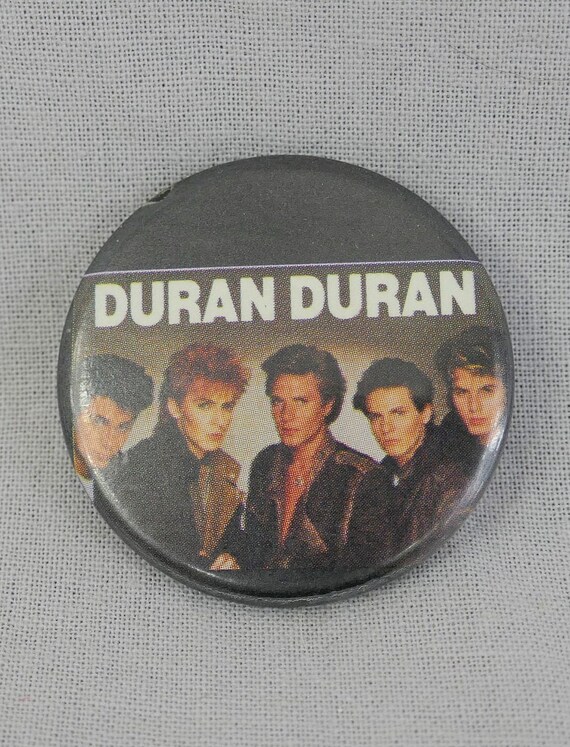 80s Duran Duran Pinback - Original Band Photo Pin… - image 1