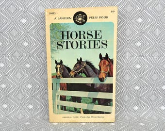 Horse Stories (1950) - Short Story Collection - 1969 Lantern Press Paperback - Vintage Animal Stories Book