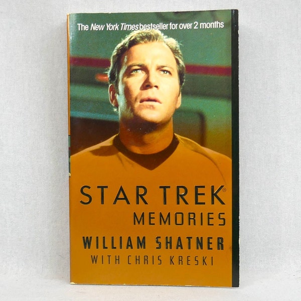 Star Trek Memories (1993) by William Shatner - Captain Kirk Television TV Show Biography - Vintage Book