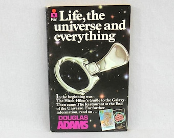 Life, the Universe and Everything (1982) by Douglas Adams - UK First Edition and Printing - Pan Book Paperback - Vintage 1980s