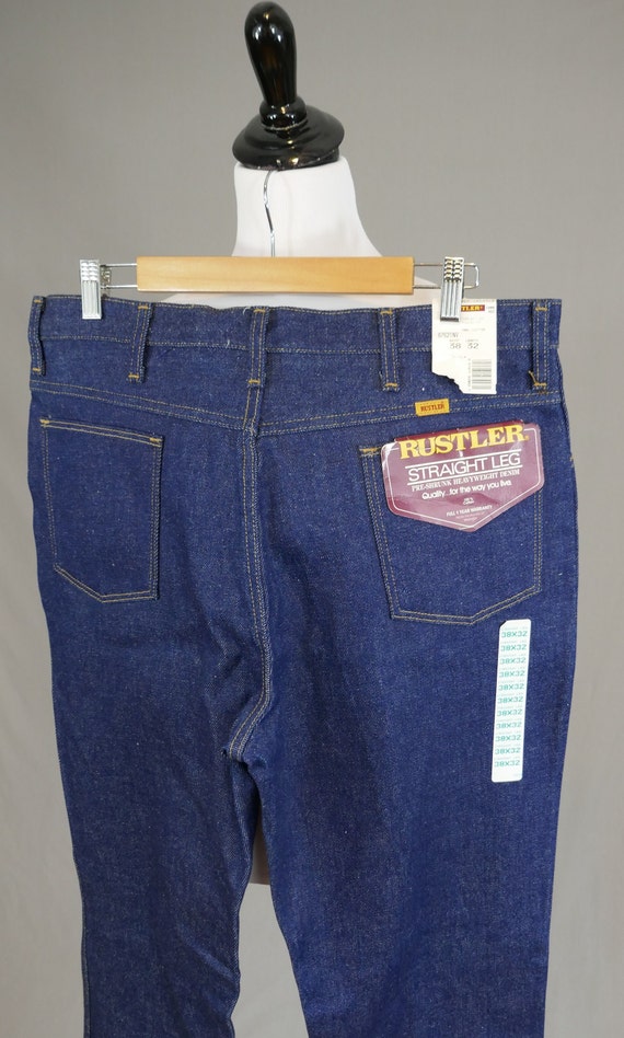 80s Men's Jeans - 36" waist - Deadstock Unworn wi… - image 6