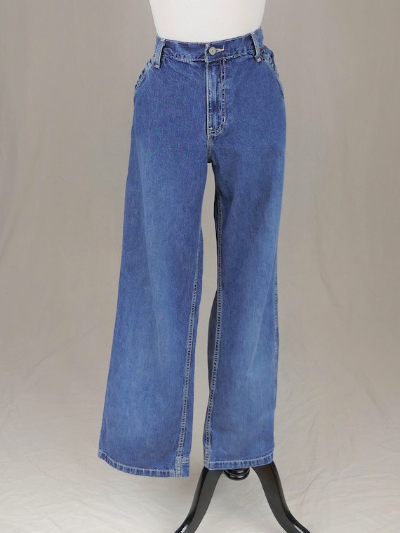 90s American Eagle Carpenter Jeans - 33 34 waist … - image 2