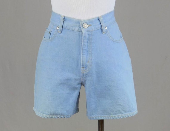 90s Y2K Levi's Jean Shorts - 29" waist - Light Bl… - image 1