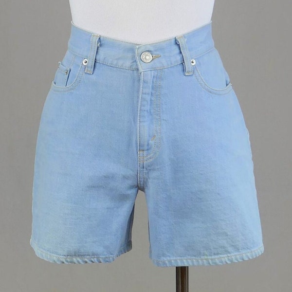 90s Y2K Levi's Jean Shorts - 29" waist - Light Blue Cotton Denim - Vintage 1990s Y2K