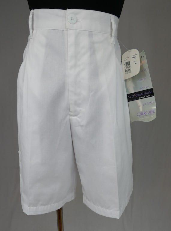 Vintage White Cherokee Uniform Shorts - 25-30" wa… - image 2