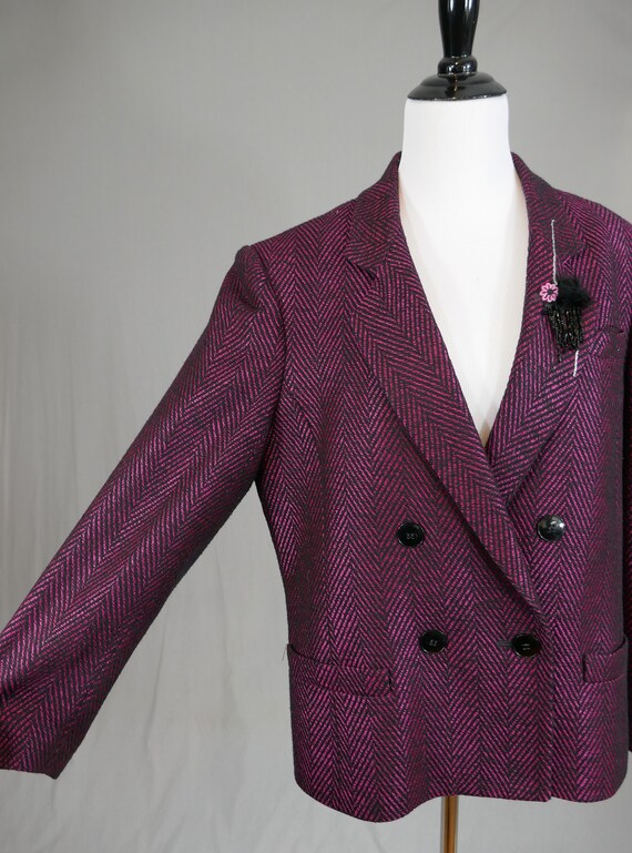 90s Fashion Bug Herringbone Jacket