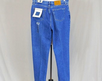90s NWT Blue Sonoma Jeans - 34" waist - Deadstock - Classic Relaxed Fit Tapered Leg - Vintage 1990s - 29" inseam Short