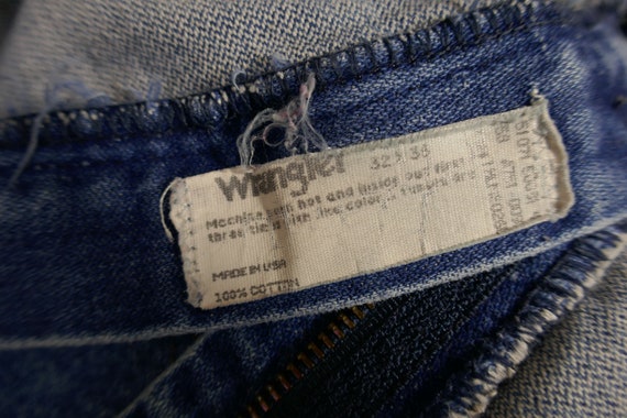 80s Wrangler Cutoff Jean Shorts - 29" or snug 30"… - image 6