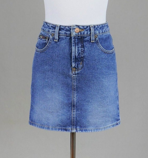 90s Y2K LEI Short Jean Skirt - 27