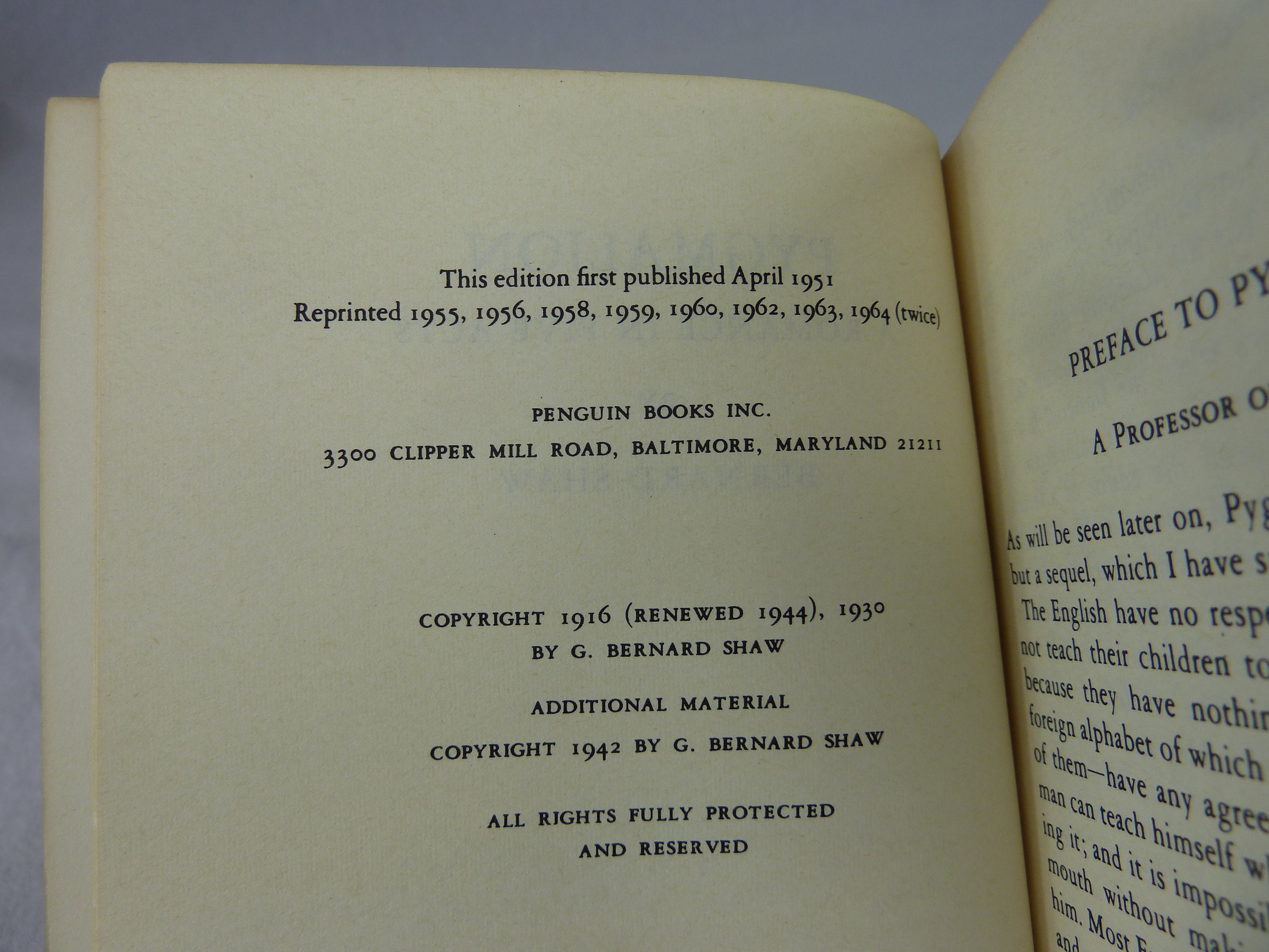 pygmalion 1941 version with variants from the 1916 edition pygmalion 1941 version with variants from the 1916 edition