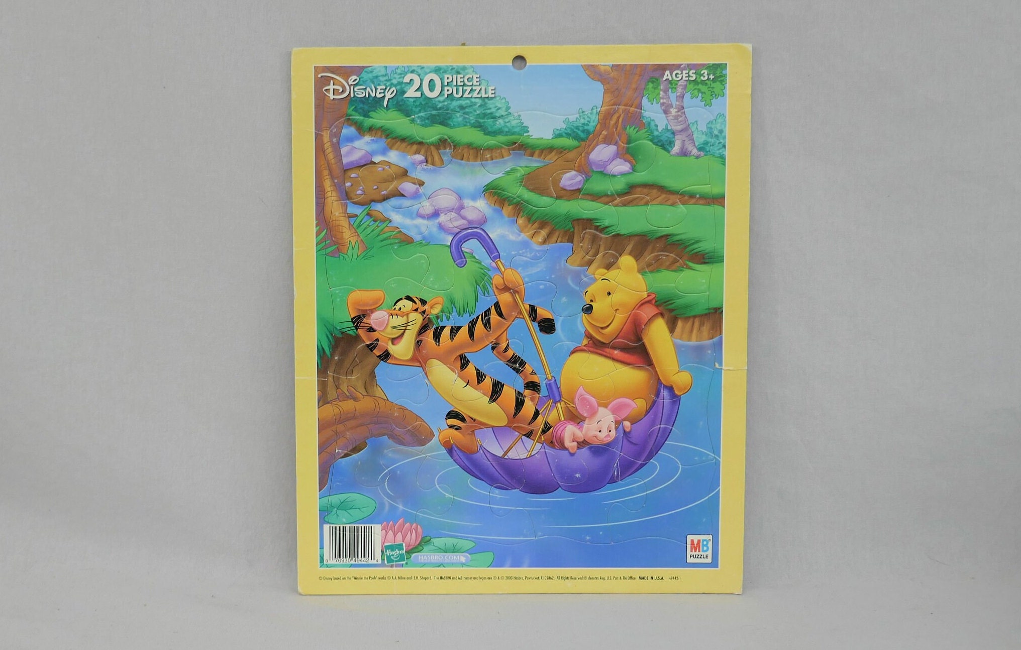 Disney Winnie-the-pooh Puzzle - Tigger Piglet Umbrella - Hasbro