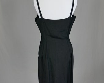 ■LOW CLASSIC■ SHRRING STRING DRESSBLACK LC242_DR01BK 60s Little Black Dress - Sleeveless - Bow at Front Waist