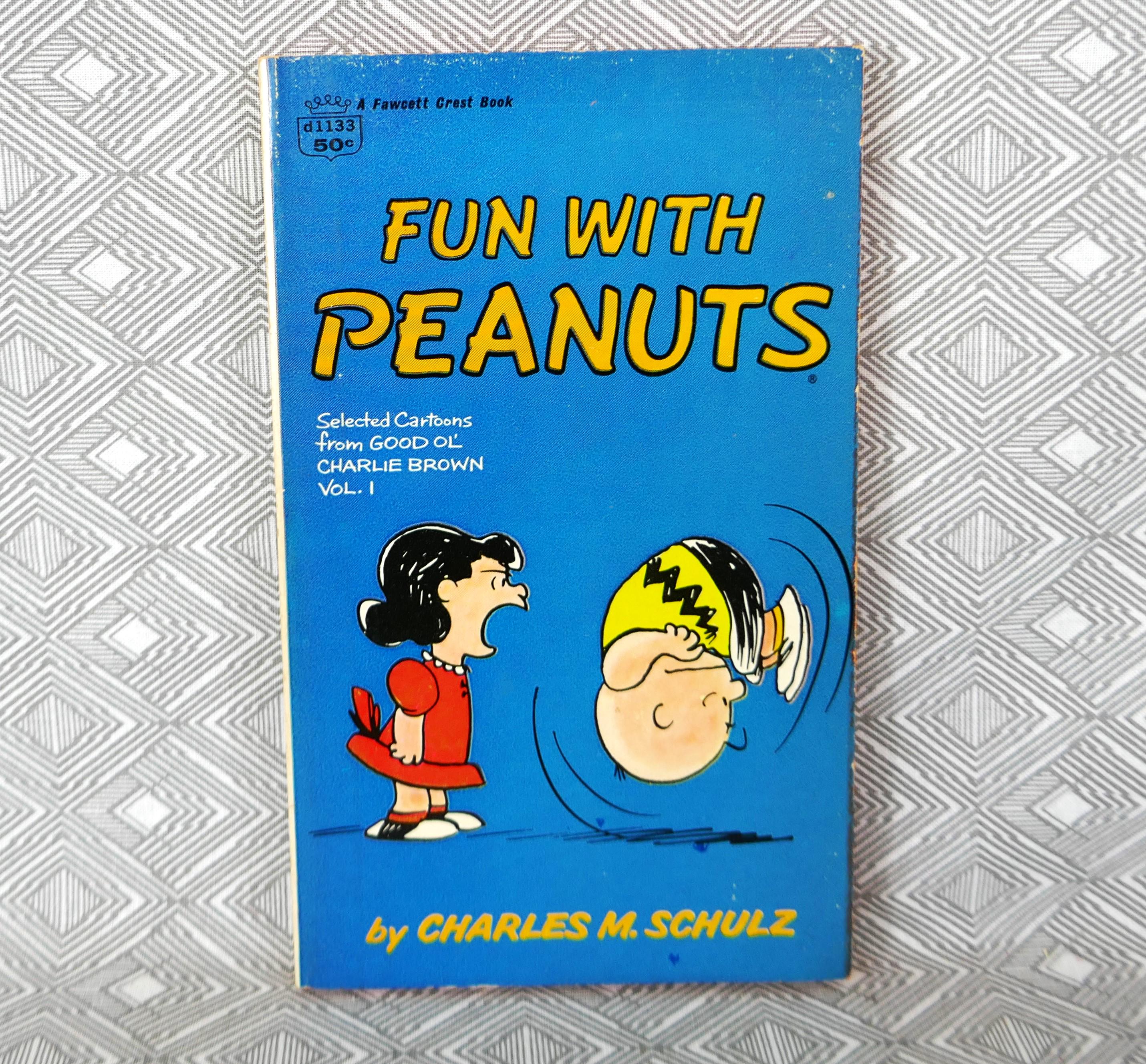 Fun With Peanuts (1957) by Charles Schulz - Charlie Brown, Snoopy