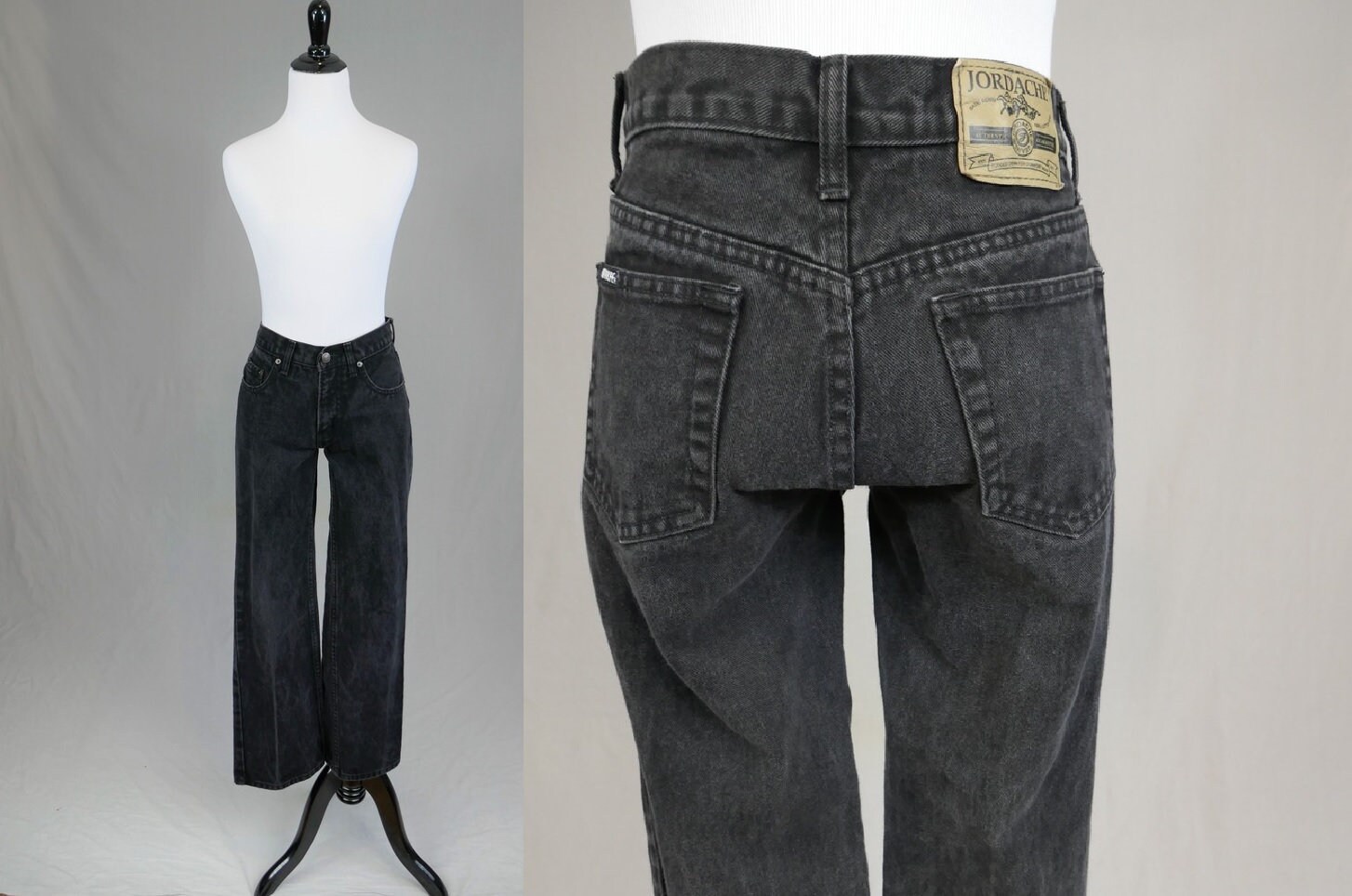 90s Black Jordache Jeans - 27