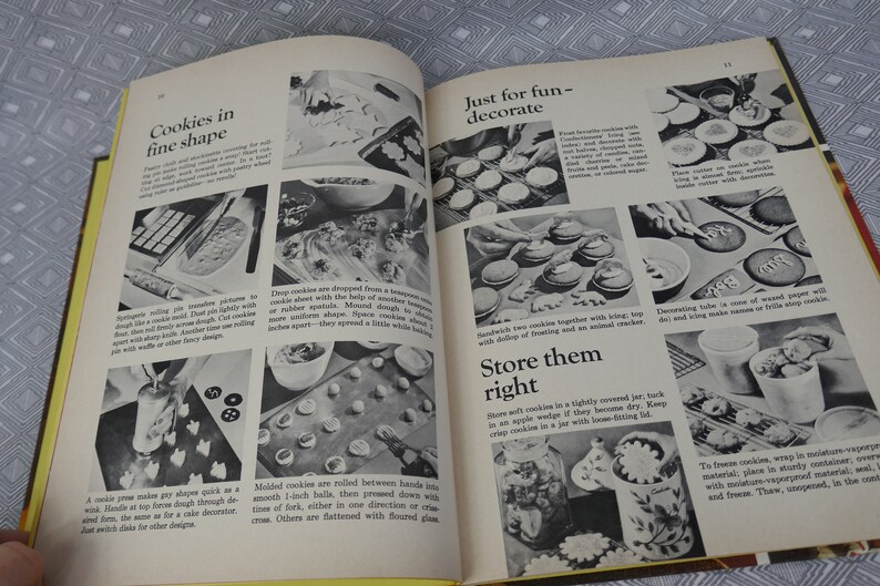 Cookies and Candies Cook Book 1966 Better Homes and Gardens Vintage 1960s Baking Dessert Cookbook BHG image 6